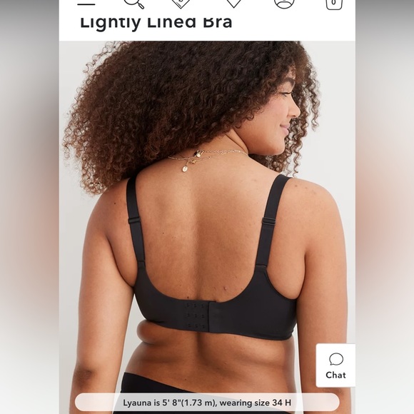 Aerie smoothez full coverage lightly lined bra 34DD Black - Picture 3 of 6